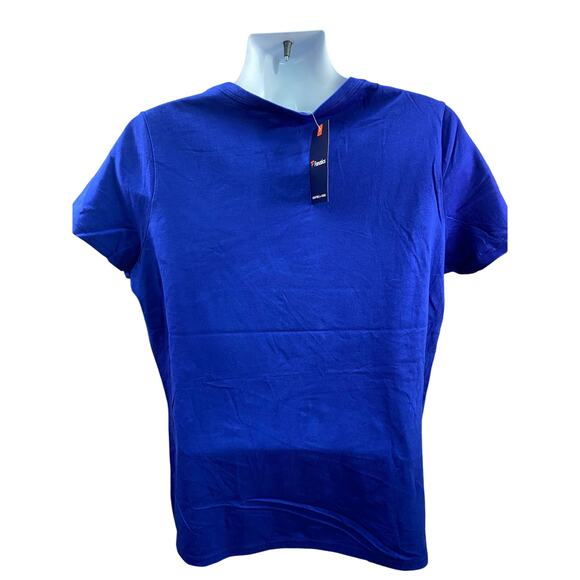 NWT Tampa Bay Lightning V-Neck T-Shirt Blue Women’s Size XL NHL Fan Gear - Picture 2 of 5